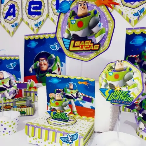 Arquivo Digital Silhouette Buzz Toy Store Festa em Casa