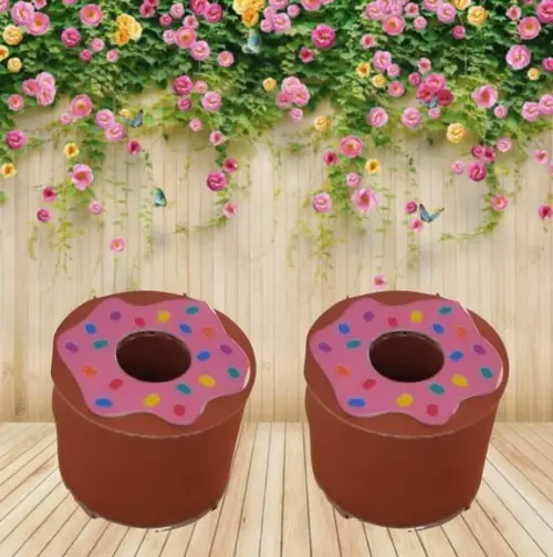 Arquivo Digital Silhouette Caixa Donuts Luxo