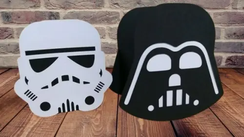 Arquivo Digital Silhouette Centro de Mesa Star Wars