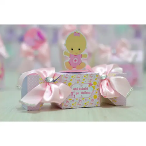 Arquivo Digital Silhouette Chá de Bebe Menina Luxo