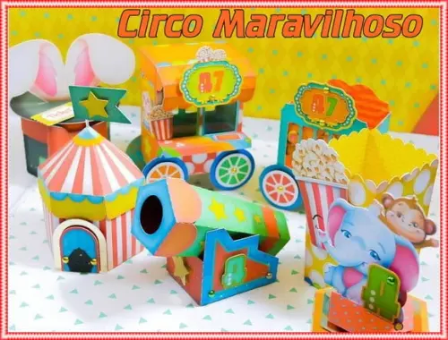 Arquivo Digital Silhouette Circo Maravilhoso Luxo