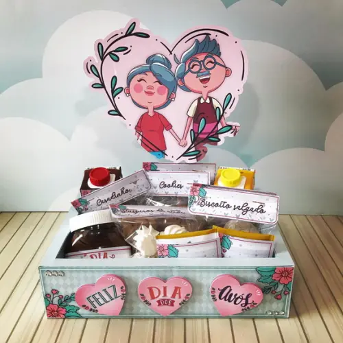 Arquivo Digital Silhouette Dia dos Avós Luxo