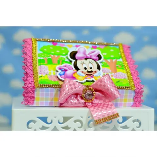 Arquivo Digital Silhouette Festa Baby Minnie Luxo