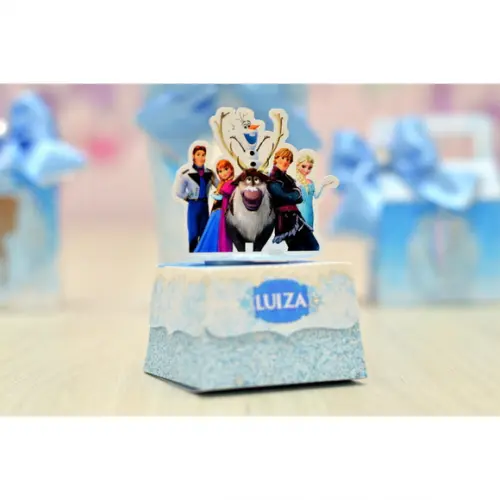 Arquivo Digital Silhouette Festa Frozen Luxo