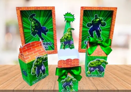 Arquivo Digital Silhouette Festa Hulk Novo