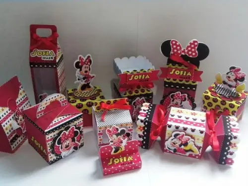 Arquivo Digital Silhouette Festa Minnie Vermelha Luxo