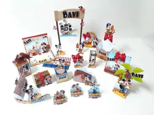 Arquivo Digital Silhouette Festa Mickey Pirata Luxo 2018