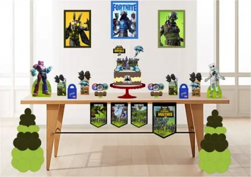 Arquivo Digital Silhouette Fortnite Festa em Casa