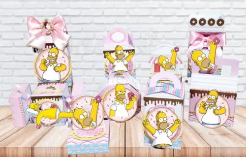 Arquivo Digital Silhouette Homer Donuts Luxo