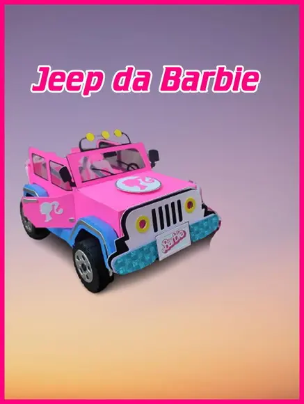 Arquivo Digital Silhouette Jeep da Barbie Luxo
