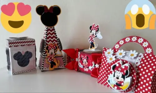 Arquivo Digital Silhouette Minnie Vermelha Luxo