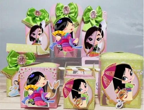 Arquivo Digital Silhouette Mulan Cute