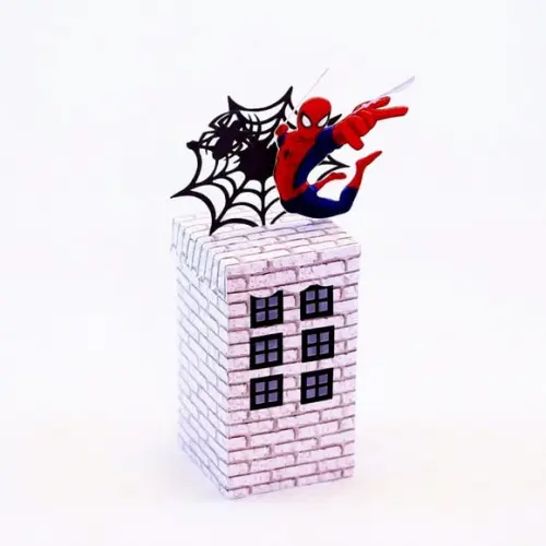 Arquivo Digital Silhouette Prédio Homem Aranha