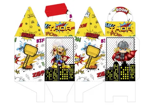 Arquivo Digital Silhouette Thor Cute 2 com Martelo