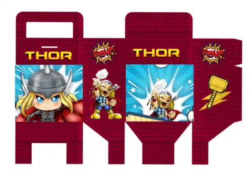 Arquivo Digital Silhouette Thor Cute Exclusivo com Martelo