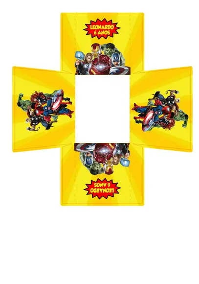 Arquivo Digital Silhouette Vingadores Luxo