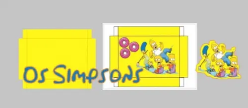 Arquivo Digital Silhouette, Caixa Retangular os Simpsons