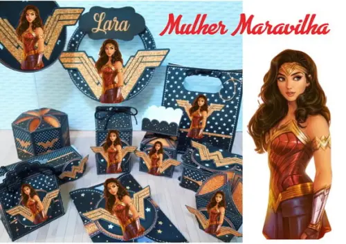 Arquivo Digital Studio Mulher Maravilha Luxo