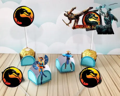 Arquivo Máquina Silhouette Festa Gamer Mortal Kombat
