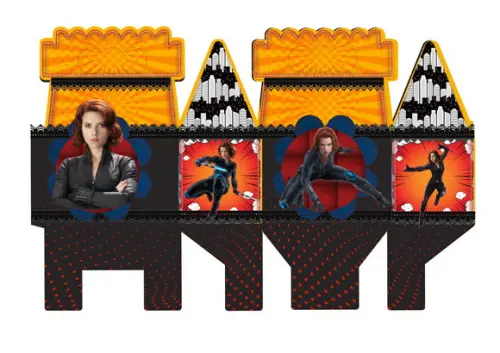 ARQUIVO MÁQUINA SILHOUETTE FESTA VIÚVA NEGRA MARVEL