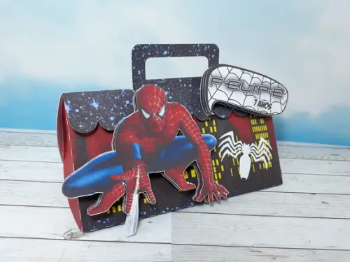 Arquivo Máquina Silhouette Homem Aranha Luxo
