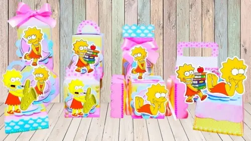 Arquivo Máquina Silhouette Lisa Simpson nas Nuvens