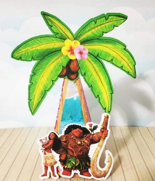 Arquivo Moana Baby pdf Corte Manual Festa em Casa