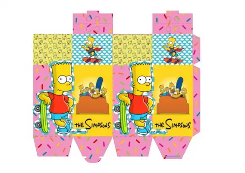 Arquivo os Simpsons pdf Corte Manual Festa em Casa