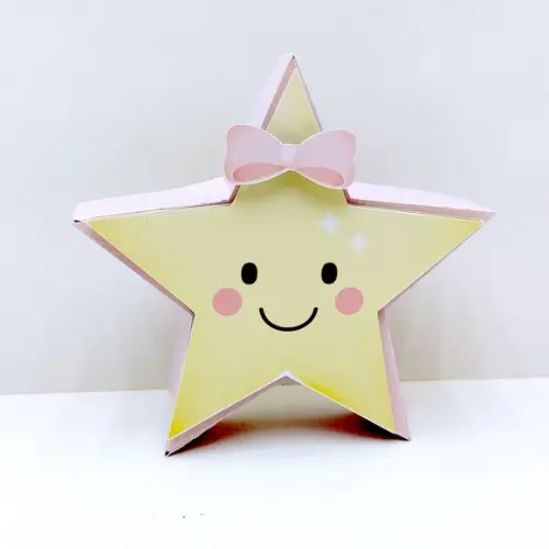 Arquivo Silhouette Caixa Estrelinha Linda Luxo