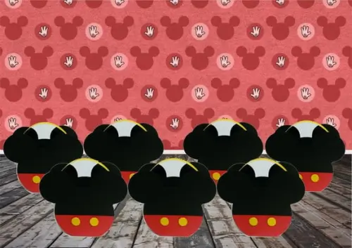 Arquivo Silhouette Caixa Mickey