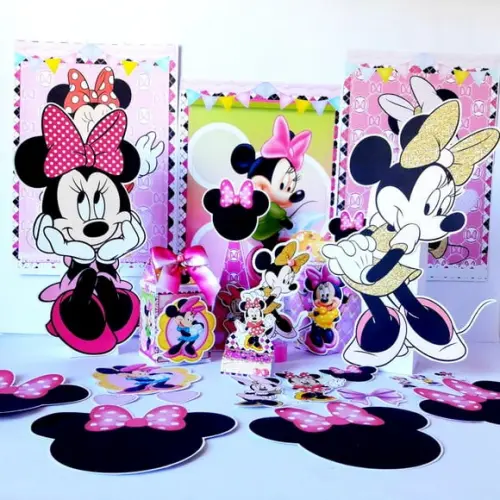 Arquivo Silhouette e pdf Minnie