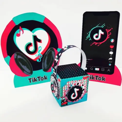 Arquivo Silhouette Festa em Casa Tik Tok
