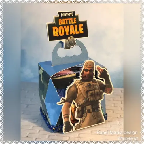 Arquivo Silhouette Festa Fortnite Luxo