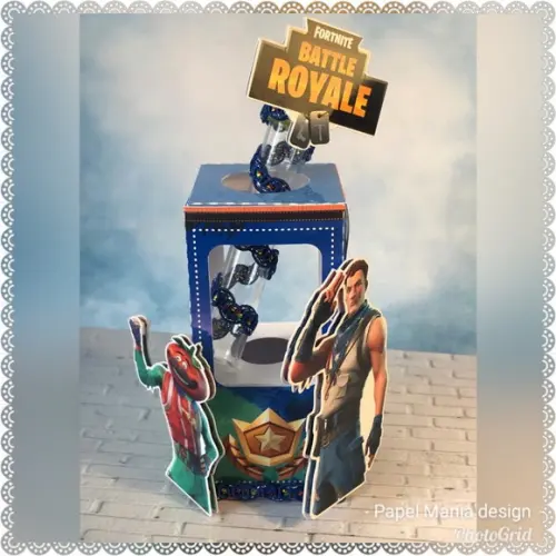 Arquivo Silhouette Festa Fortnite Luxo