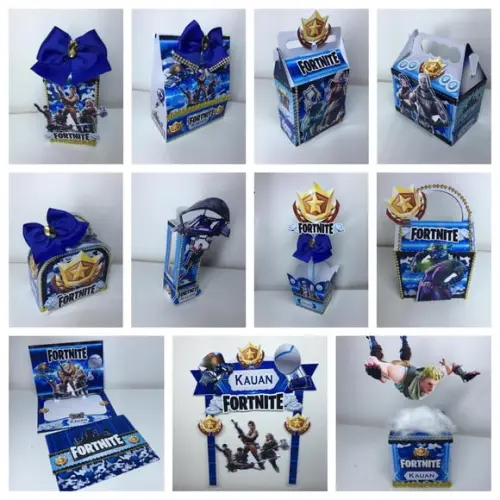 Arquivo Silhouette Festa Fortnite Luxo