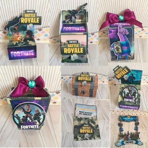 Arquivo Silhouette Festa Fortnite Luxo