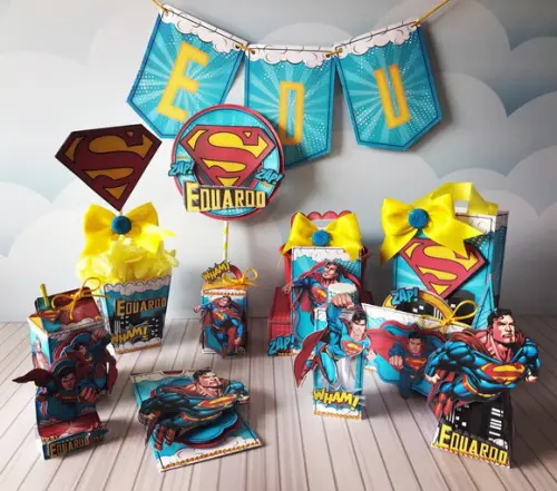 Arquivo Silhouette Festa Super Homem