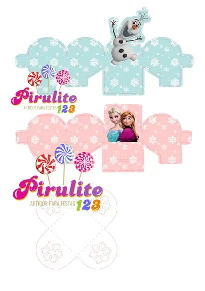 ARQUIVO SILHOUETTE FORMINHAS FROZEN