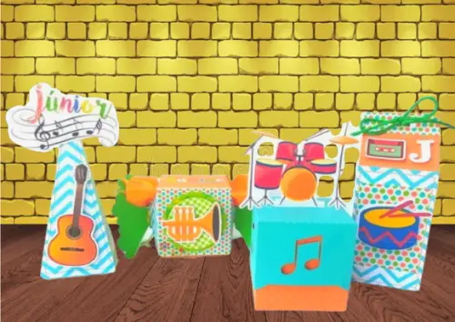 Arquivo Silhouette Instrumentos Musicais Luxo