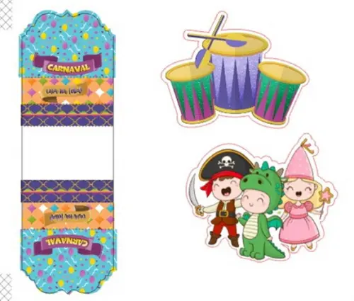 Arquivo SILHOUETTE KIT BAILINHO DE CARNAVAL INFANTIL