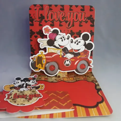 Arquivo Silhouette Mickey e Minnie Vintage s/ Roda Gigante