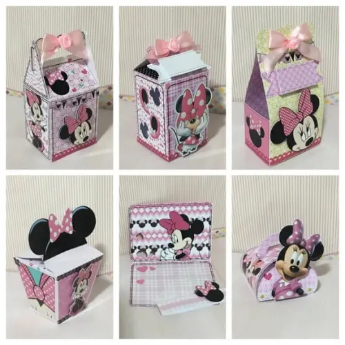 Arquivo Silhouette Minnie Rosa Luxo Completo com Cx Alta