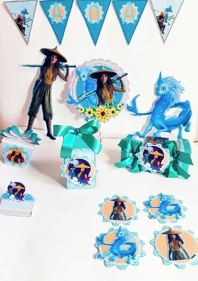 Arquivo Silhouette Raya e o Ultimo Dragão Desenho Disney