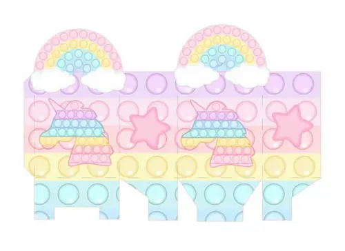 Arquivo Silhouette Sacolinha Fundo Encaixe Pop It Candy