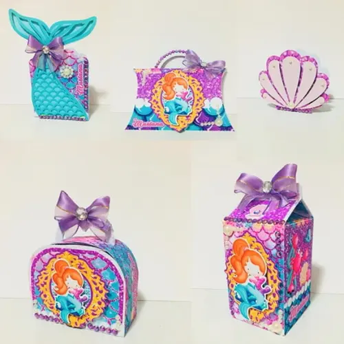 Arquivo Silhouette Sereia Cute Luxo Completo