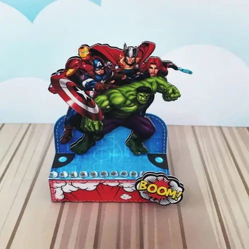 Arquivo Silhouette Vingadores Completo Luxo