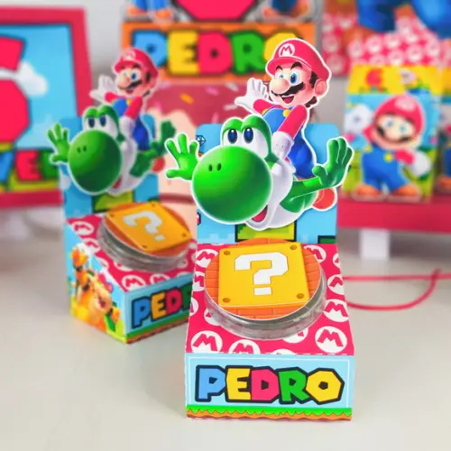 Arquivo Super Mário pdf Corte Manual Festa em Casa