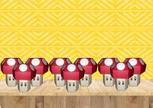 Arquivo Super Mario Silhouette Cogumelo
