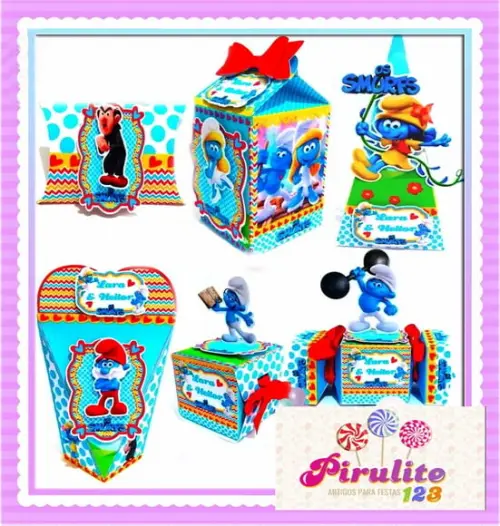 Arquivos de Corte Digitais Smurfs