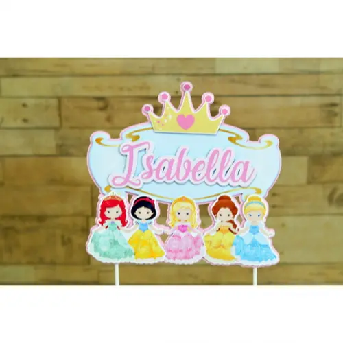 Arquivos Digitais Silhouette Mesversário Princesas
